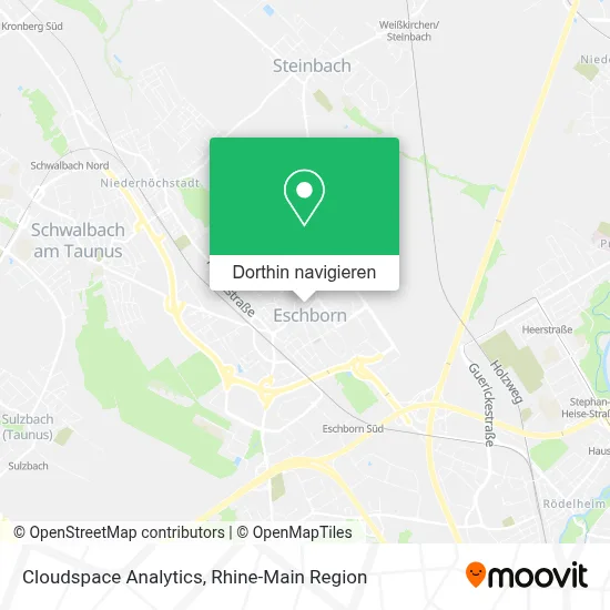 Cloudspace Analytics Karte
