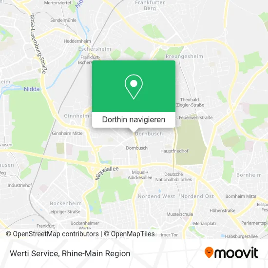 Werti Service Karte