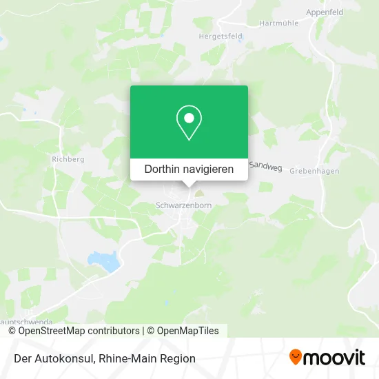 Der Autokonsul Karte