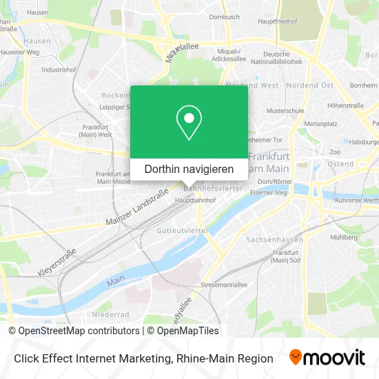 Click Effect Internet Marketing Karte