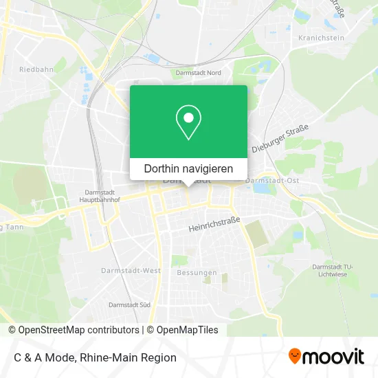 C & A Mode Karte