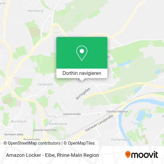 Amazon Locker - Eibe Karte