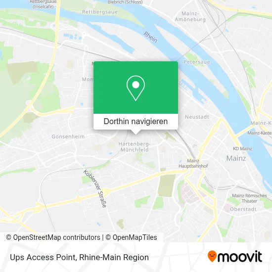 Ups Access Point Karte