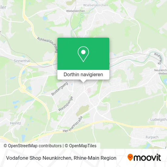 Vodafone Shop Neunkirchen Karte