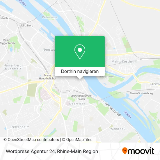 Wordpress Agentur 24 Karte
