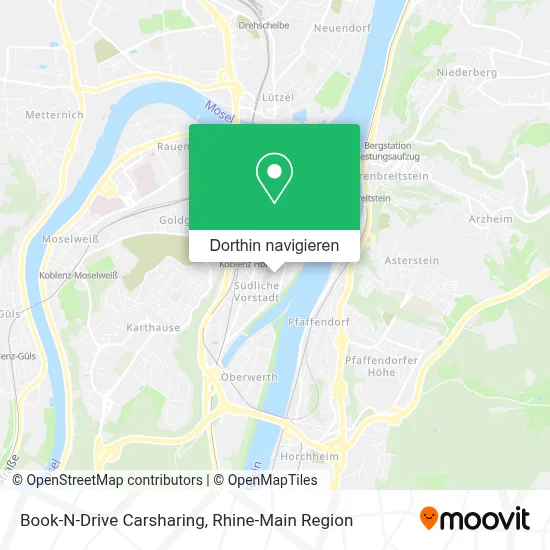 Book-N-Drive Carsharing Karte
