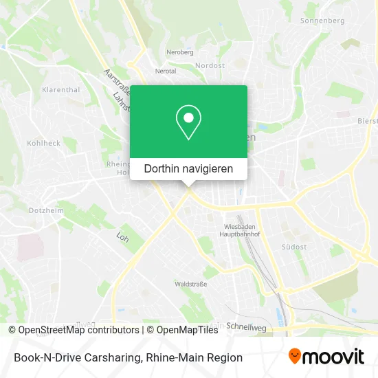 Book-N-Drive Carsharing Karte