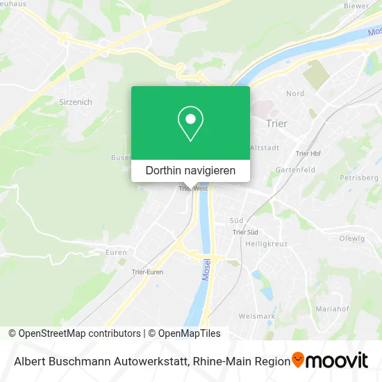 Albert Buschmann Autowerkstatt Karte