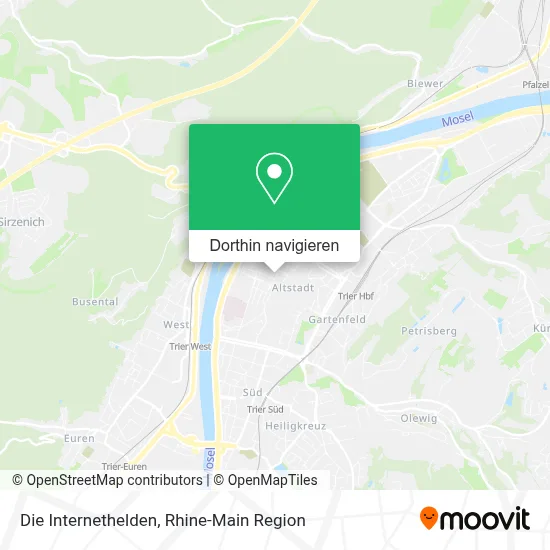 Die Internethelden Karte