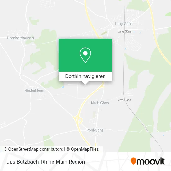 Ups Butzbach Karte
