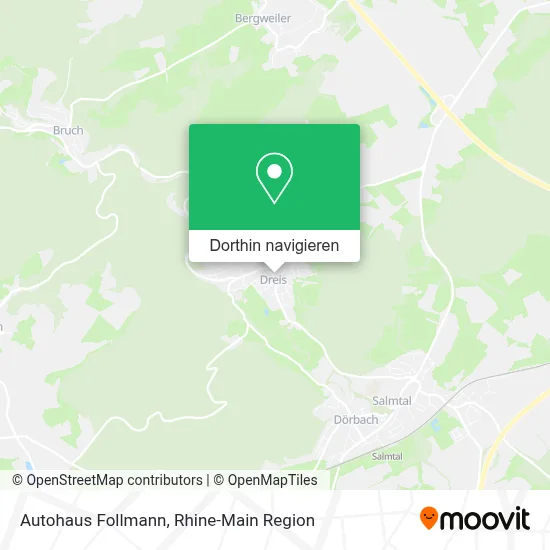 Autohaus Follmann Karte
