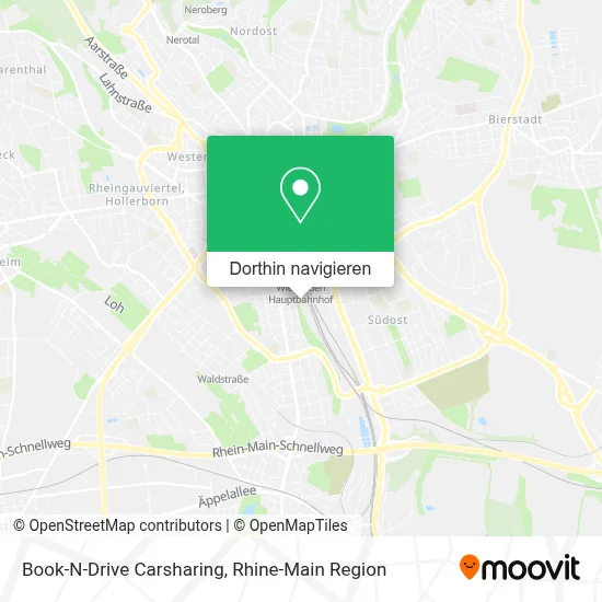 Book-N-Drive Carsharing Karte