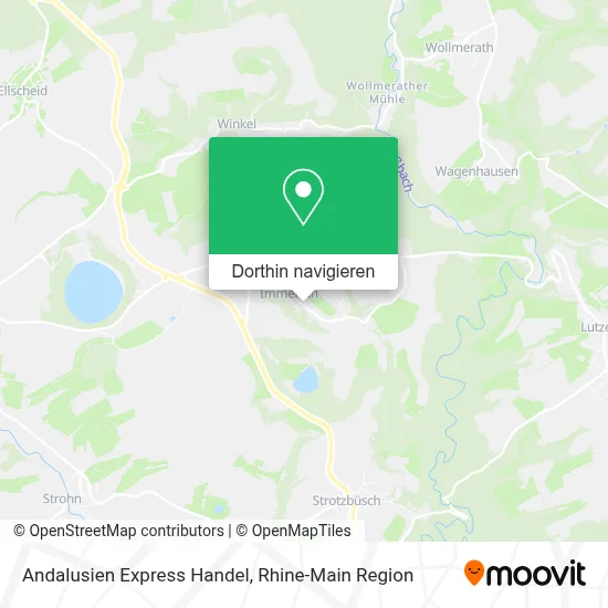 Andalusien Express Handel Karte