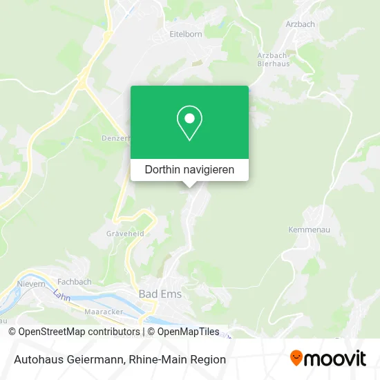 Autohaus Geiermann Karte