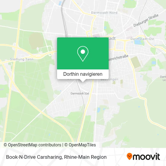 Book-N-Drive Carsharing Karte