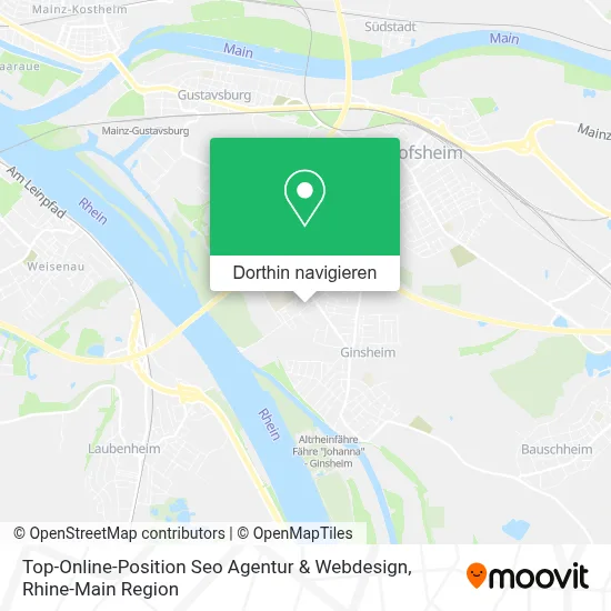 Top-Online-Position Seo Agentur & Webdesign Karte