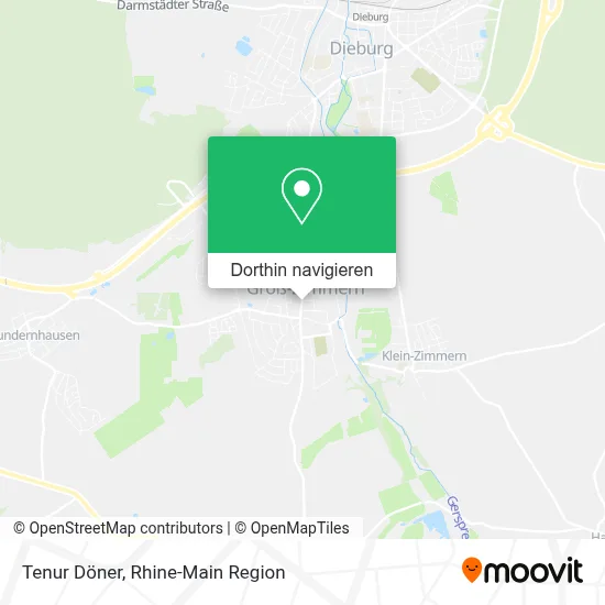 Tenur Döner Karte