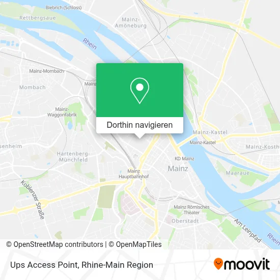 Ups Access Point Karte