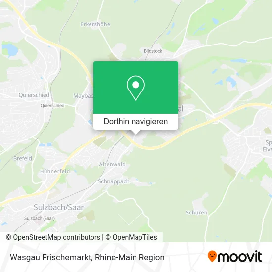Wasgau Frischemarkt Karte