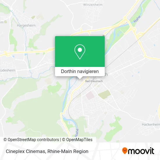 Cineplex Cinemas Karte