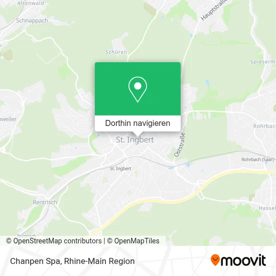 Chanpen Spa Karte