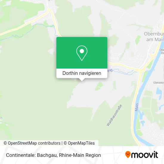Continentale: Bachgau Karte