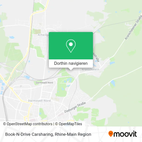 Book-N-Drive Carsharing Karte