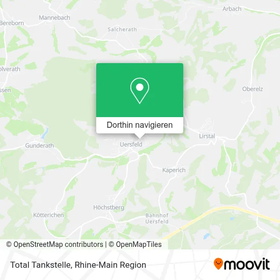 Total Tankstelle Karte
