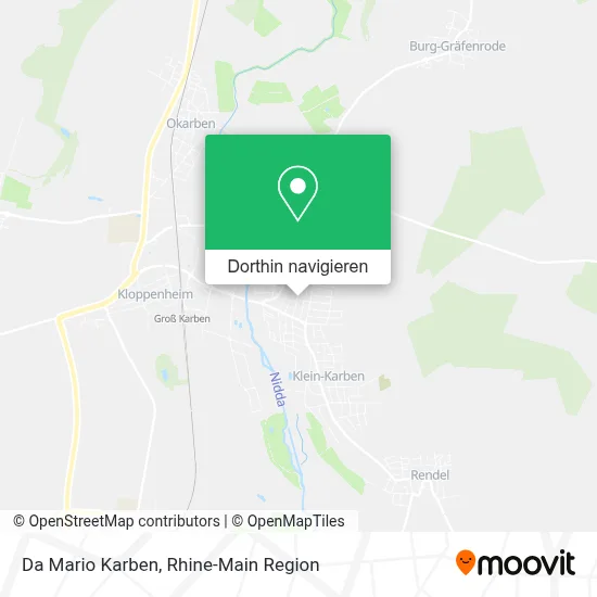Da Mario Karben Karte