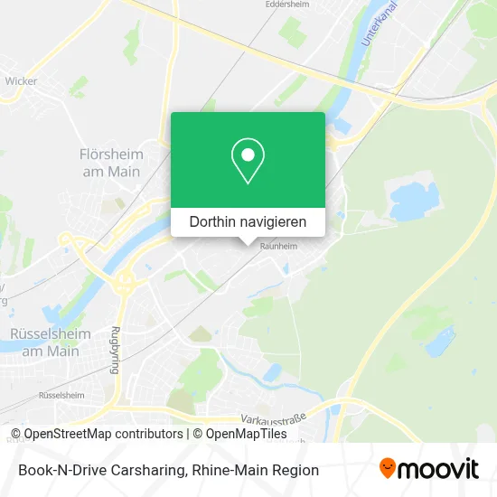 Book-N-Drive Carsharing Karte
