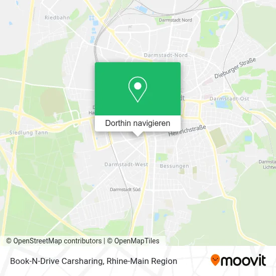 Book-N-Drive Carsharing Karte