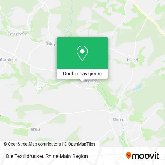 Die Textildrucker Karte