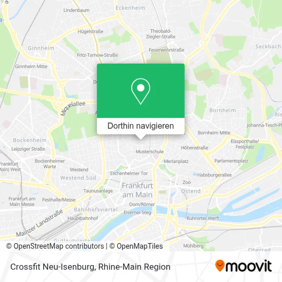 Crossfit Neu-Isenburg Karte