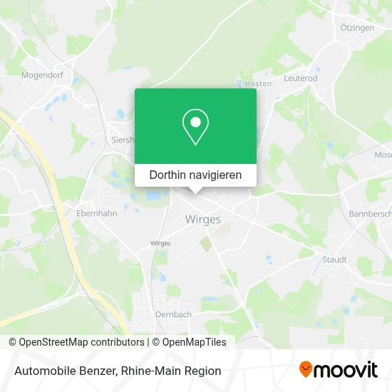 Automobile Benzer Karte