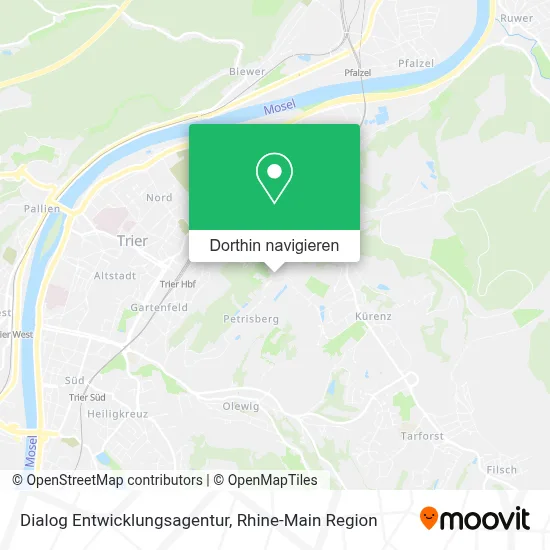 Dialog Entwicklungsagentur Karte