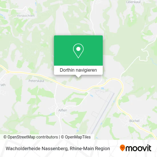 Wacholderheide Nassenberg Karte
