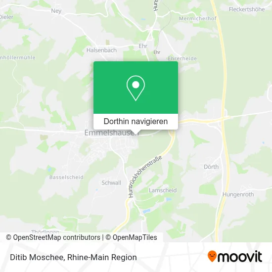 Ditib Moschee Karte