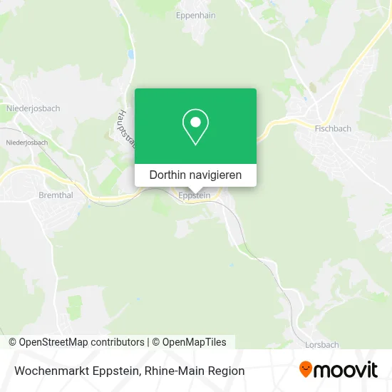 Wochenmarkt Eppstein Karte