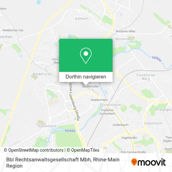 Bbl Rechtsanwaltsgesellschaft Mbh Karte