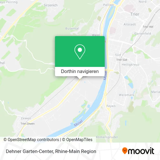 Dehner Garten-Center Karte
