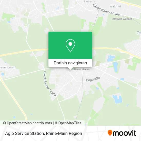 Agip Service Station Karte