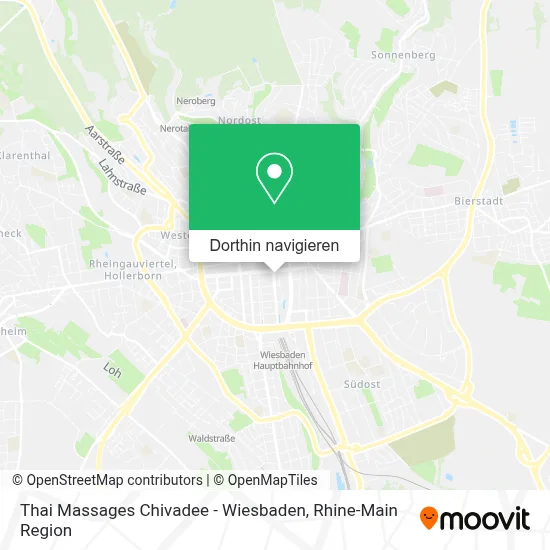 Thai Massages Chivadee - Wiesbaden Karte