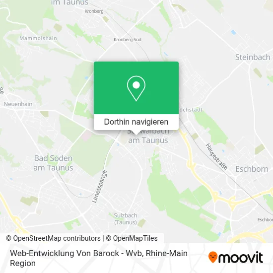 Web-Entwicklung Von Barock - Wvb Karte