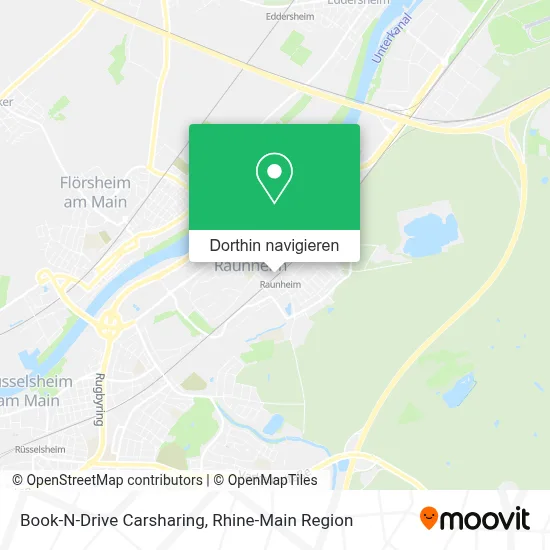 Book-N-Drive Carsharing Karte
