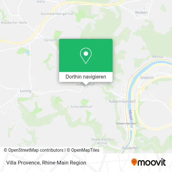 Villa Provence Karte