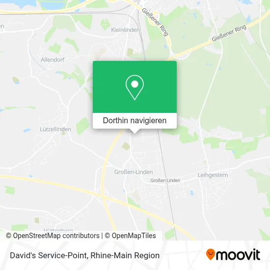 David's Service-Point Karte