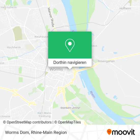 Worms Dom Karte