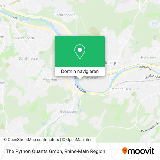 The Python Quants Gmbh Karte