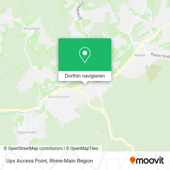 Ups Access Point Karte