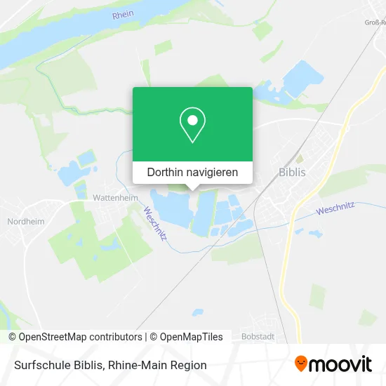 Surfschule Biblis Karte